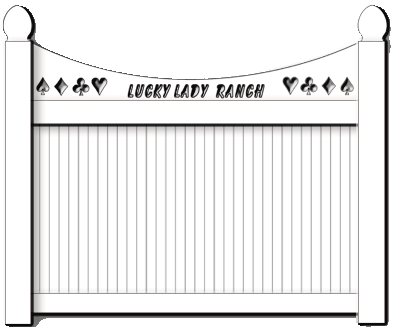 Architectural Graphic Panels - Gate and Fence Toppers - Lucky Cards